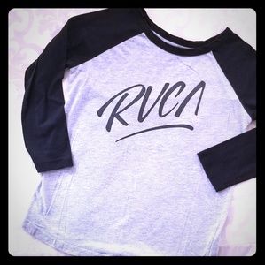 RVCA 3/4 sleeve shirt